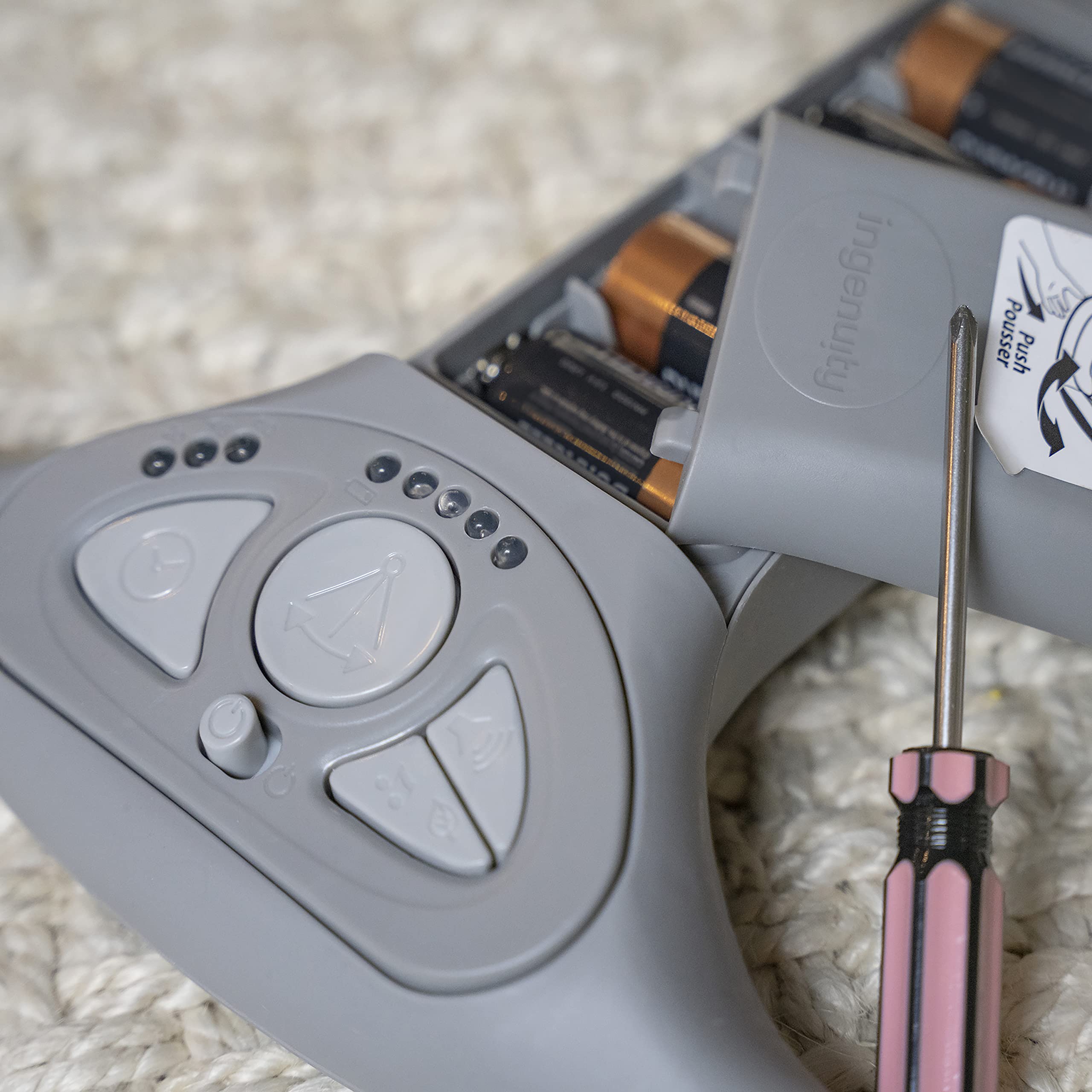 Ingenuity Compact Lightweight Portable Baby Swing with Music, Nature Sounds and Battery-Saving Technology - Abernathy, 0-9 Months - Image 5