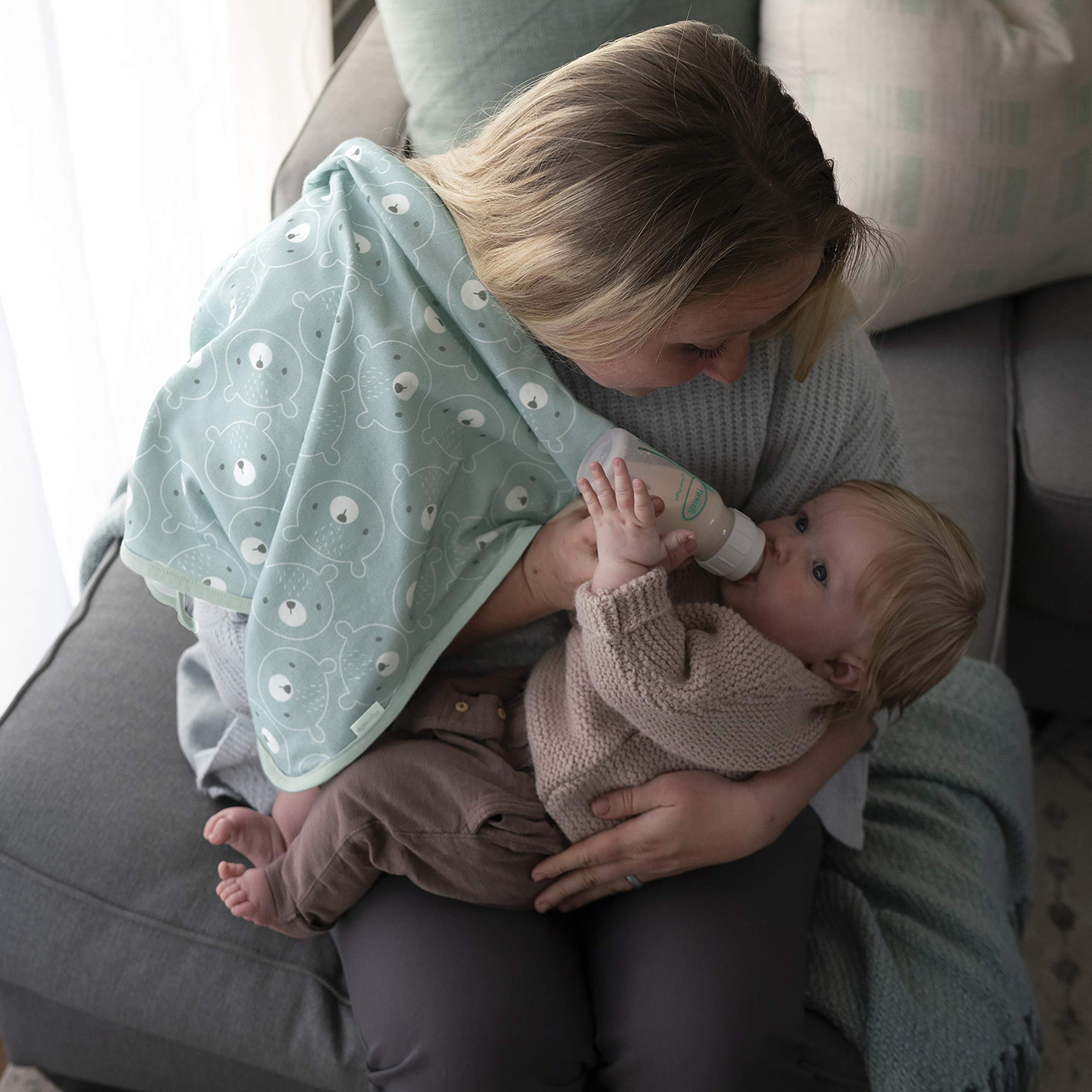 Ingenuity Naps & Nights 2-Pack Multi-Use Infant Swaddle Blanket Set - Kodi - Image 4